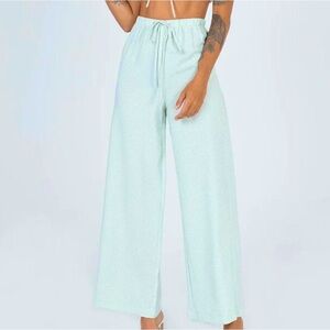 Princess Poly Gingham Wide Leg Pants, Size 4